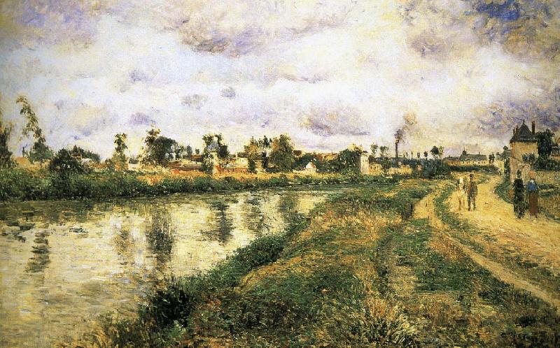 Camille Pissarro Pang map of the sur-oise